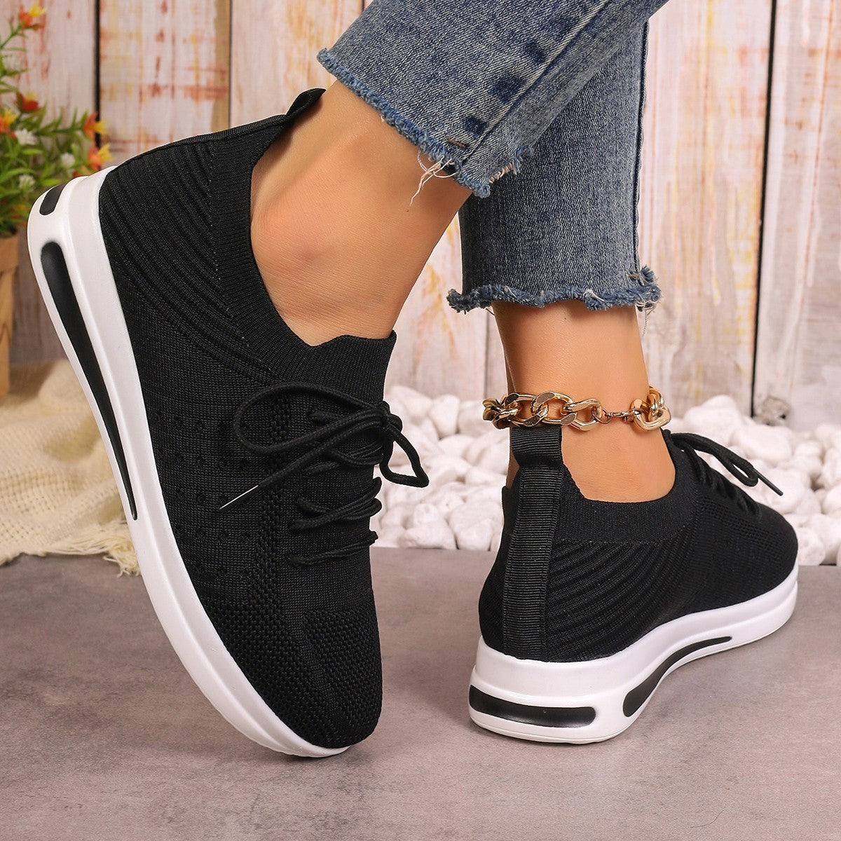 Women's Fashion Casual Fly-knit Sneakers