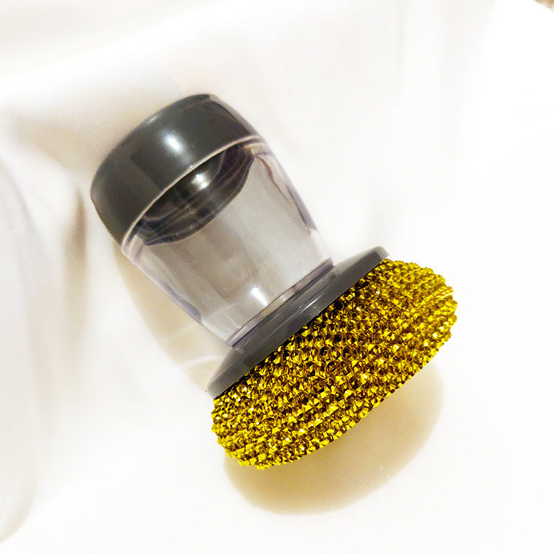 Soap Dispensing Push-Type Kitchen Brush