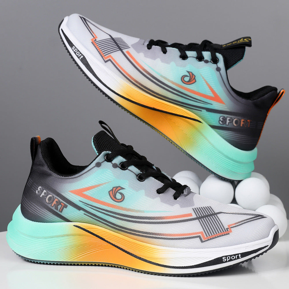 Lightweight Mesh Running Shoes – Breathable, Comfortable, Trendy Men's Footwear