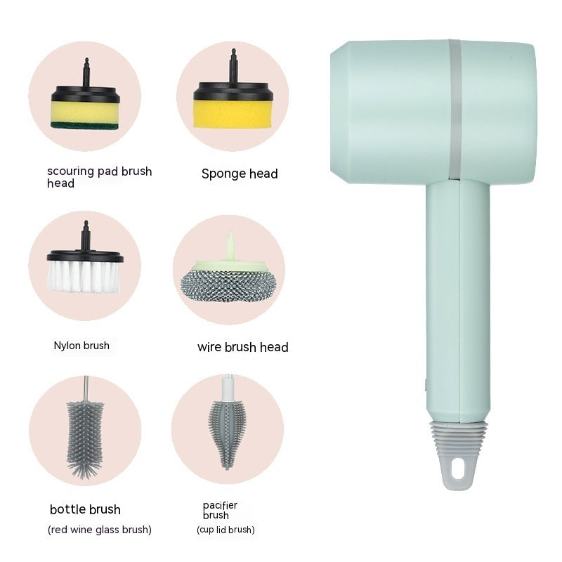 Wireless Electric Cleaning Brush for Kitchen, Bathtub, and Tile