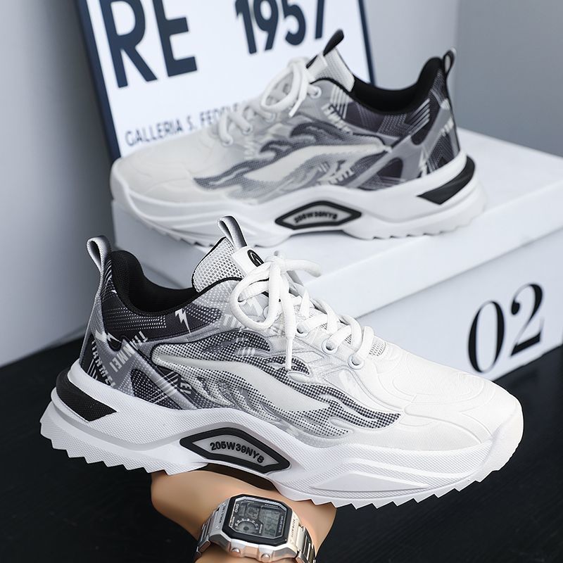Men's Trendy Mesh Sports Sneakers – Breathable & Versatile Style